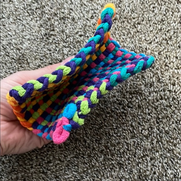 Colorful Woven Pot Holder - Picture 2 of 3